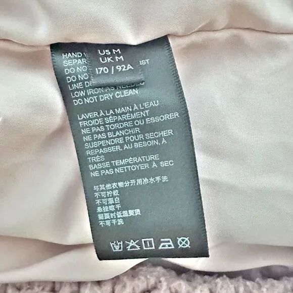 URBAN OUTFITTERS | Willow Fuzzy Drawstring Teddy Jacket Blush Pink | Size Medium - Picture 7 of 8